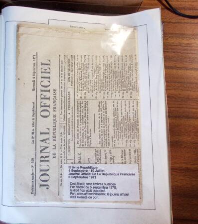 1848-71, Collection montée sur pages montrant 126