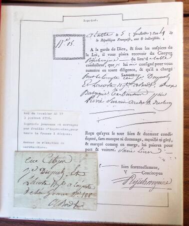 IMPRIMÉS 1796-1926, Collection spécialisée montée