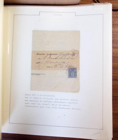 IMPRIMÉS 1796-1926, Collection spécialisée montée