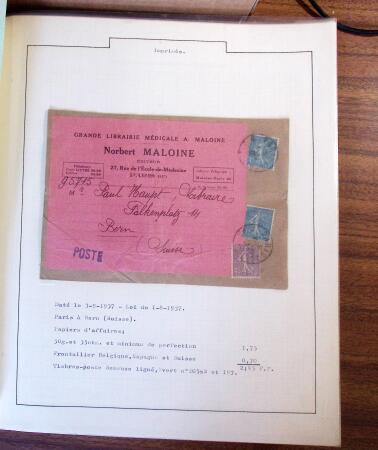 IMPRIMÉS 1796-1926, Collection spécialisée montée