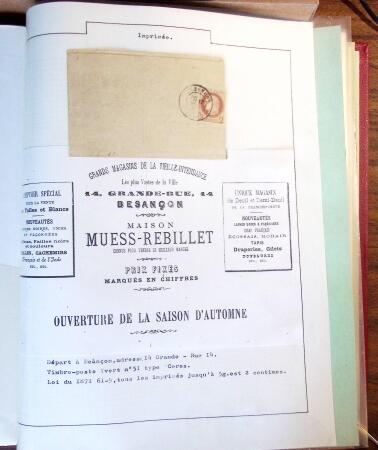 IMPRIMÉS 1796-1926, Collection spécialisée montée