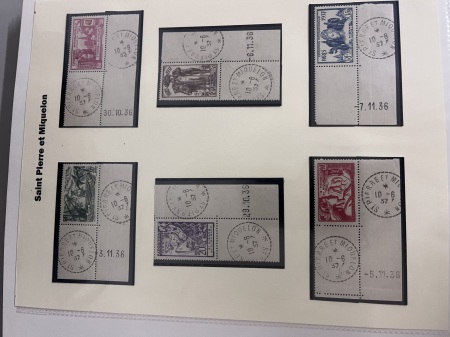 1900-1970, Beau lot de 35 classeurs sur toutes les colonies