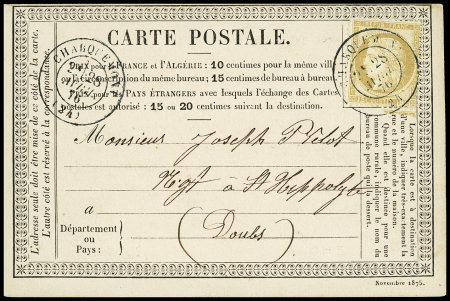 Charquemont - N°55 OBL CAD T17 (28 avril 76) répété