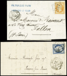 L'Isle sur le Doubs - 2 lettres : n°23 OBL GC 1841