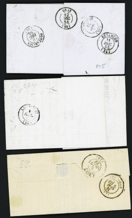 Montbenoit - 6 lettres avec PC 3814 (3 dont 1 avec
