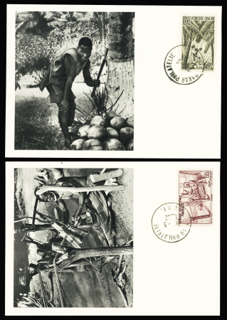 AOF : 15 cartes maximum Ionyl OBL Dakar Philatélie (1952). TB