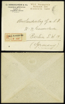4 lettres AFF divers Alexandrie dont taxe n°1 à 5. TB