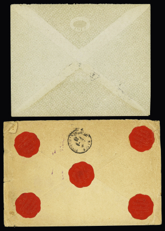 4 lettres AFF divers Alexandrie dont taxe n°1 à 5. TB