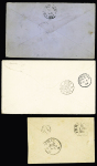 SHANG-HAI 3 lettres AFF France n°89 + 90, n°97 (2)