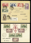 8 lettres (1898 - 1943) dont Guinée BF n°1. TB