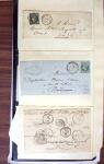 1800-1870, 59 lettres anciennes avec toutes de bons