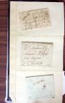 1800-1870, 59 lettres anciennes avec toutes de bons