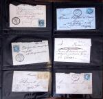 1800-1870, 59 lettres anciennes avec toutes de bons
