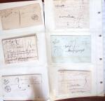 1800-1870, 59 lettres anciennes avec toutes de bons