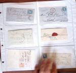 1800-1870, 59 lettres anciennes avec toutes de bons