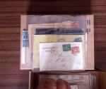 1876-1900, 16 lettres affranchis avec des timbres Sage