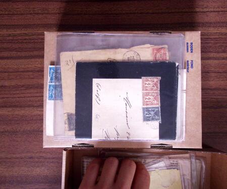 1876-1900, 16 lettres affranchis avec des timbres Sage