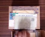 1876-1900, 16 lettres affranchis avec des timbres Sage