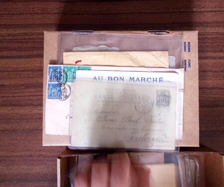 1876-1900, 16 lettres affranchis avec des timbres Sage