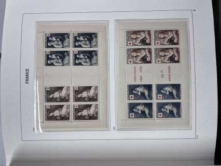 1956-2003, Collection de timbres de France en 3 albums