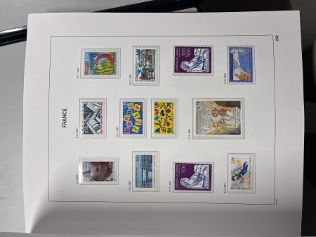 1956-2003, Collection de timbres de France en 3 albums
