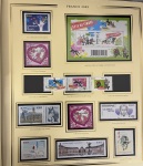 1991-2015, Collection de timbres français neufs en