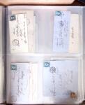 1854-1863, 168 lettres avec des timbres Empire non