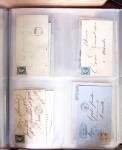 1854-1863, 168 lettres avec des timbres Empire non