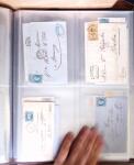 1854-1863, 168 lettres avec des timbres Empire non
