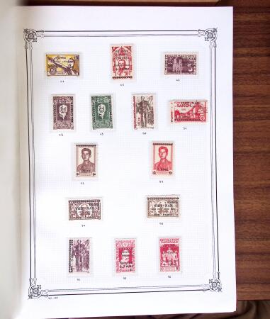 1900-1990, Accumulation de bons timbres, feuilles et