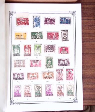 1900-1990, Accumulation de bons timbres, feuilles et