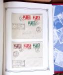 1900-1990, Accumulation de bons timbres, feuilles et