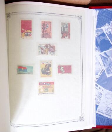 1900-1990, Accumulation de bons timbres, feuilles et