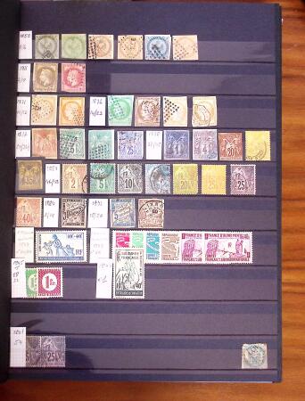 1854-1950, Mint & used assembly incl. French colonies,
