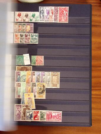 1854-1950, Mint & used assembly incl. French colonies,