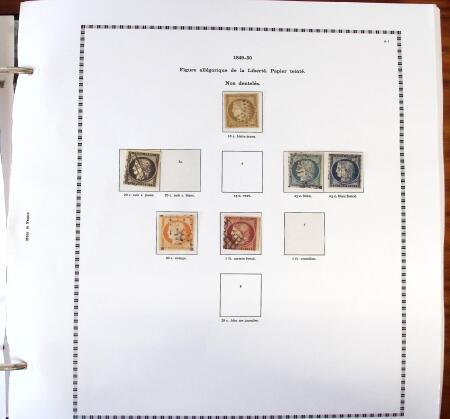 1849-2000, Collection de timbres de France en 3 albums