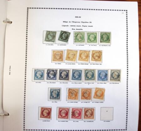 1849-2000, Collection de timbres de France en 3 albums
