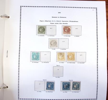 1849-2000, Collection de timbres de France en 3 albums