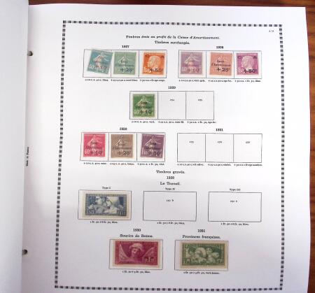 1849-2000, Collection de timbres de France en 3 albums