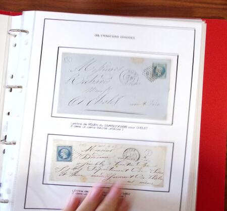 1849-2000, Collection de timbres de France en 3 albums