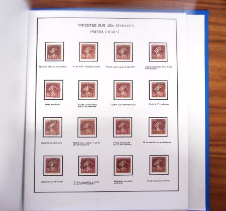 1849-2000, Collection de timbres de France en 3 albums