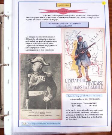 PREMIERE GUERRE MONDIALE, Jolie exposition de CPA sur