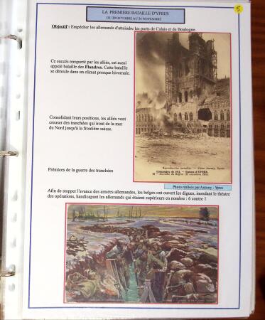 PREMIERE GUERRE MONDIALE, Jolie exposition de CPA sur
