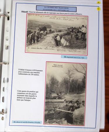 PREMIERE GUERRE MONDIALE, Jolie exposition de CPA sur