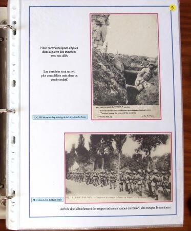 PREMIERE GUERRE MONDIALE, Jolie exposition de CPA sur
