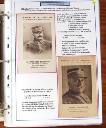 PREMIERE GUERRE MONDIALE, Jolie exposition de CPA sur