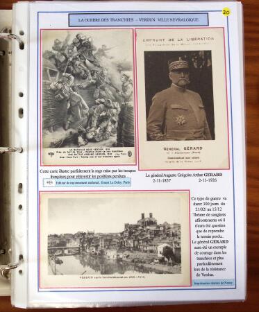 PREMIERE GUERRE MONDIALE, Jolie exposition de CPA sur