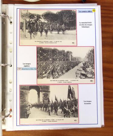 PREMIERE GUERRE MONDIALE, Jolie exposition de CPA sur