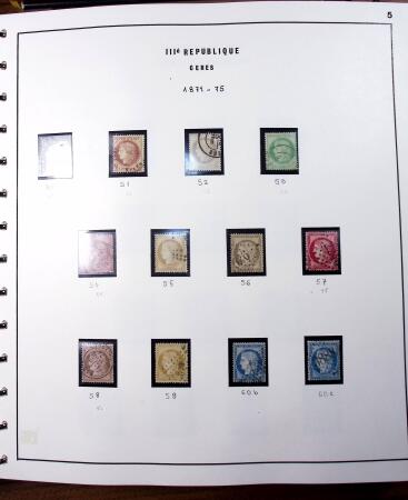 1849-2008, Collection de France en 5 classeurs, avec