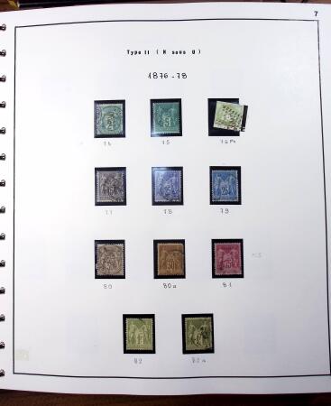 1849-2008, Collection de France en 5 classeurs, avec
